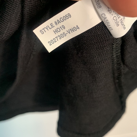 J. Crew Women’s Black Square-neck top with plaid sleeves New with Tag Sz S - Picture 9 of 10